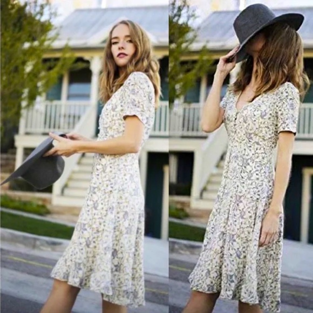 Free People Mystic Magnolia Dress - Sleeveless - Size 4